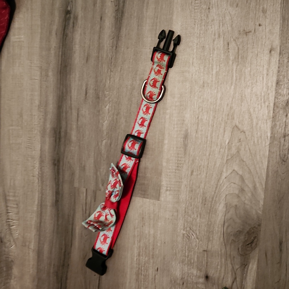 Bow tie dog collar